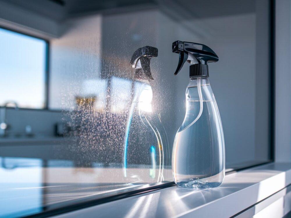 Czyste okno w słońcu