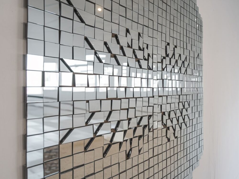 detal mozaiki lustrzanej