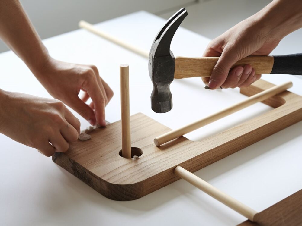 elementy stojaka na lustro