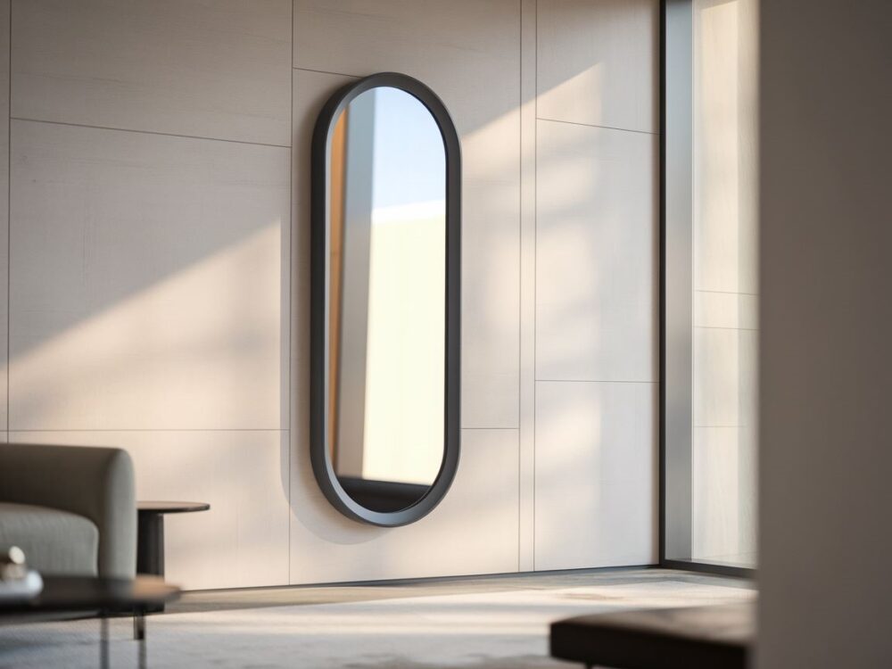 lustro grafitowe dekoracja