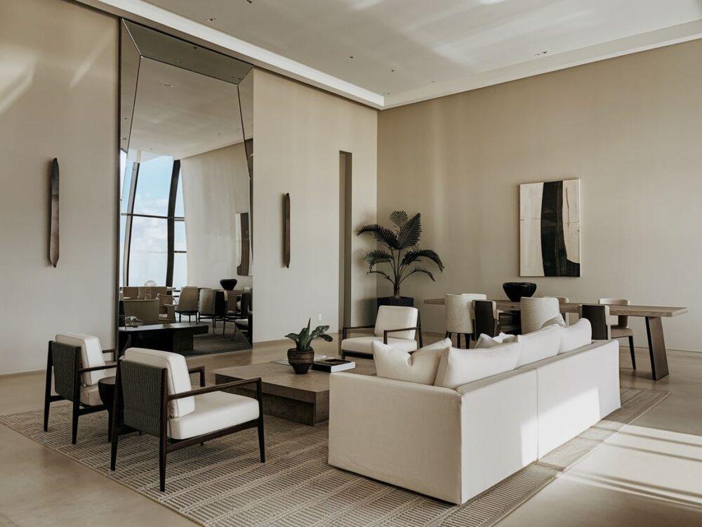 lustro odbijające światło