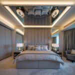 lustro sufitowe w sypialni