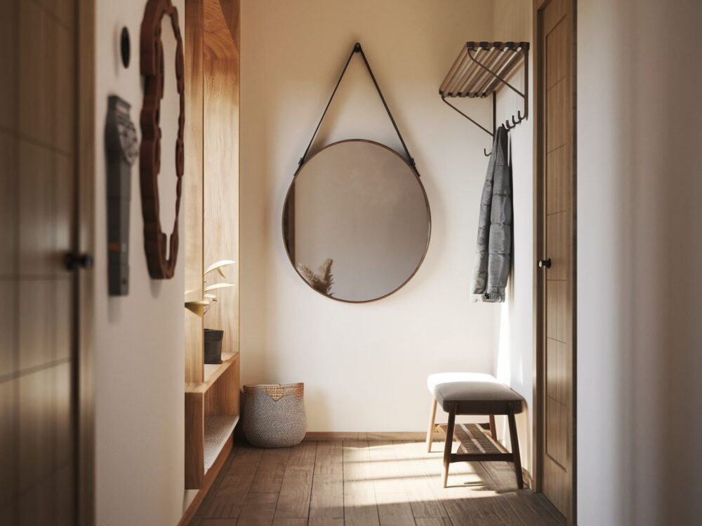 lustro w przedpokoju