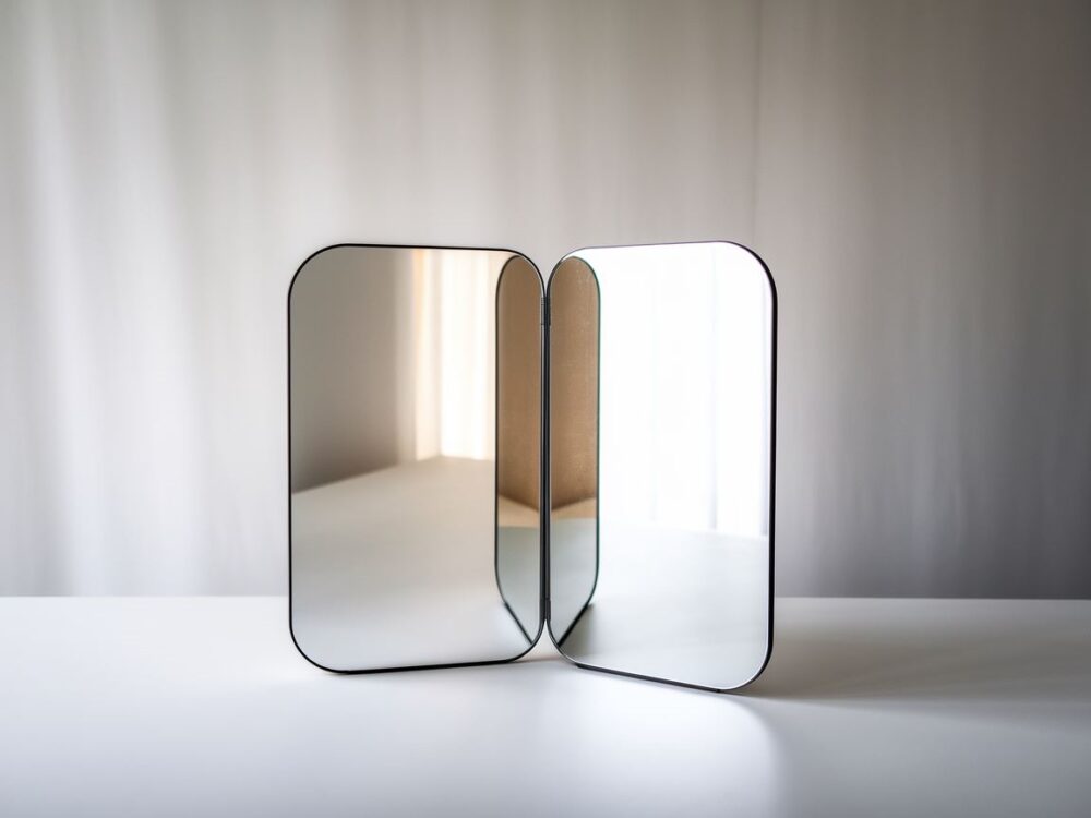 minimalistyczne lustro