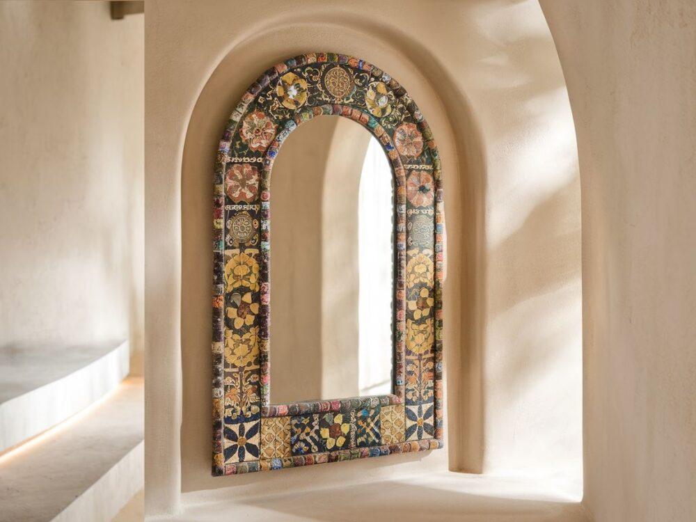 mozaikowa rama lustra