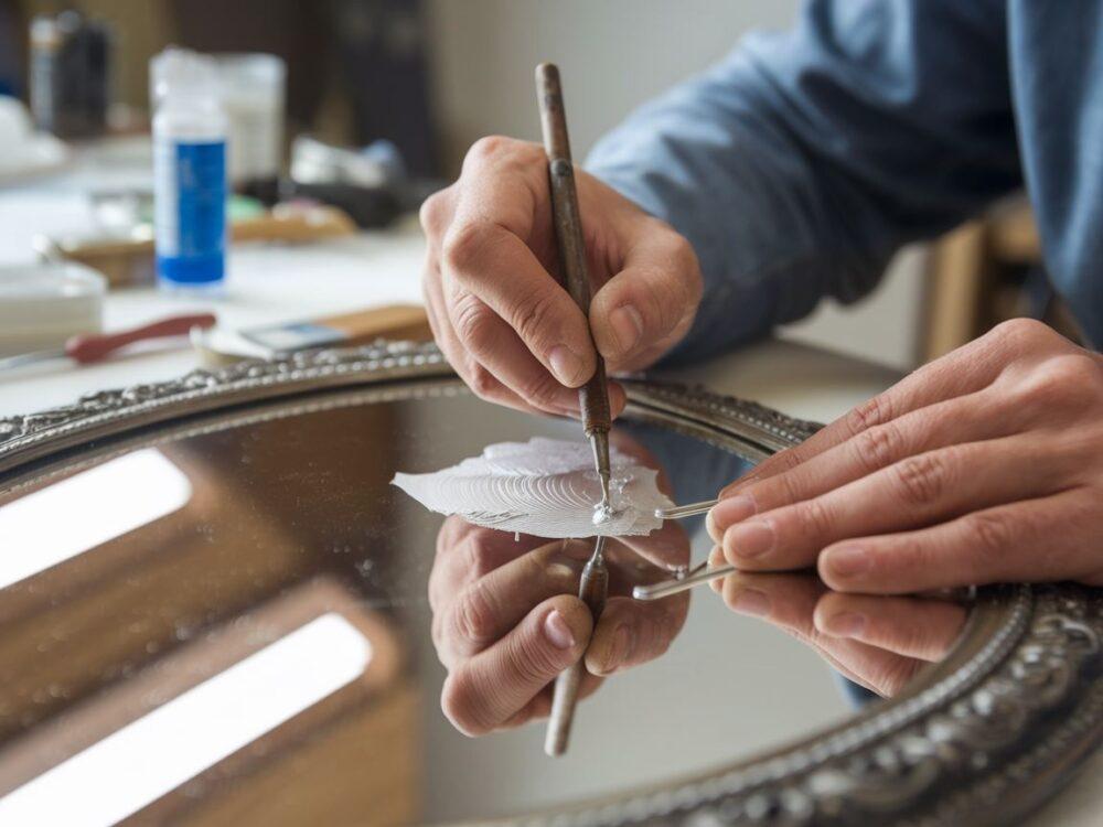 naprawa powłoki lustra