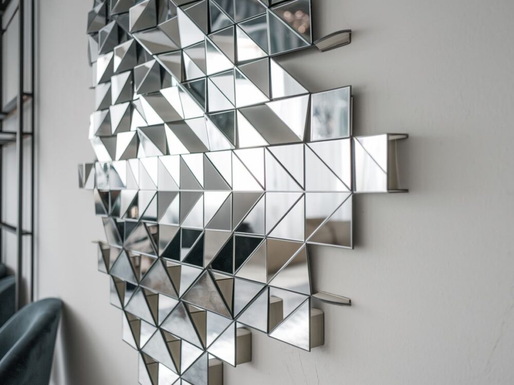 nowoczesna dekoracja z luster