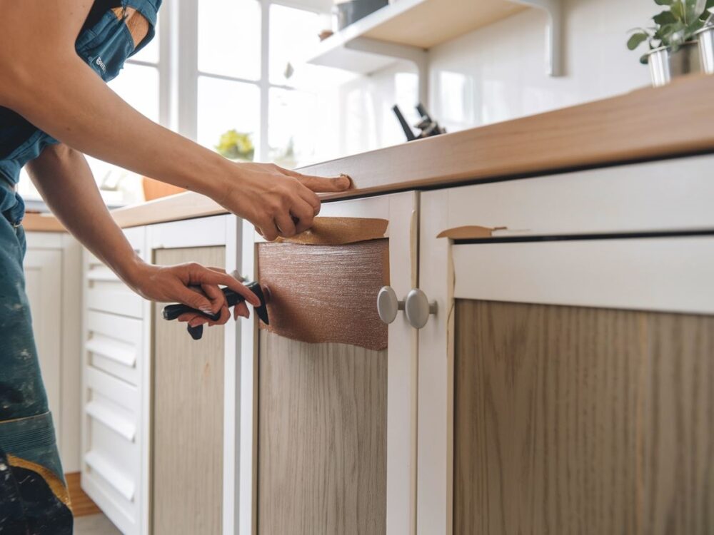 odświeżone szafki kuchenne