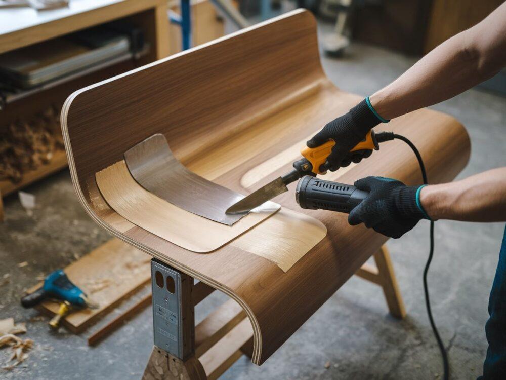 pozostałości forniru