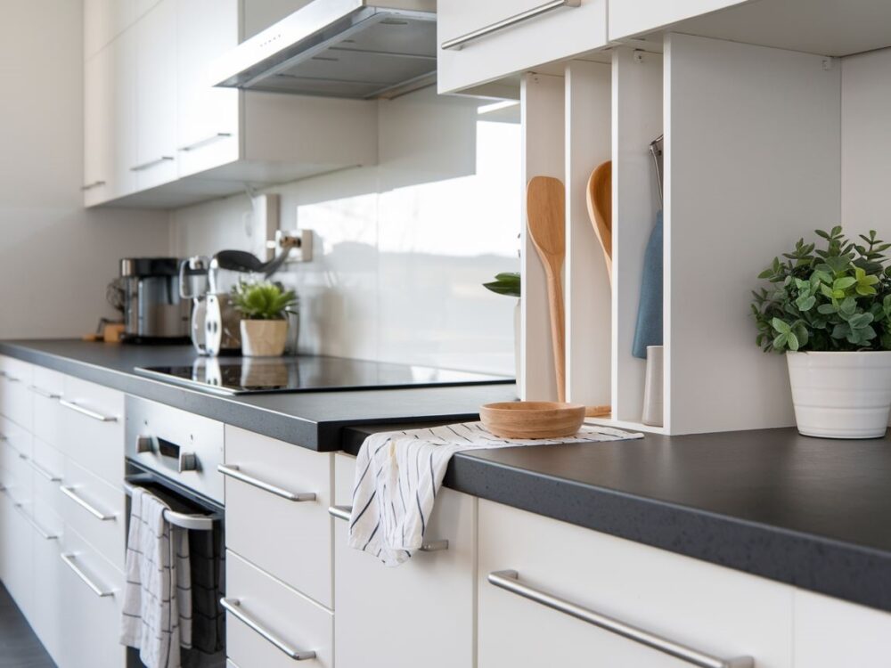 przestrzeń przy kuchence