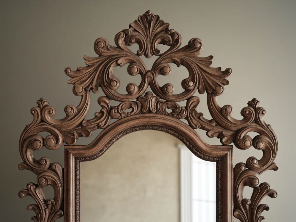 stylowe lustro vintage