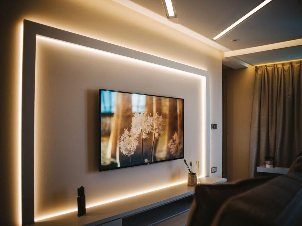 światło ambientowe nad TV
